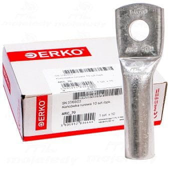 Ušesna sponka Al cevna ARC 10-70 10kos Erko