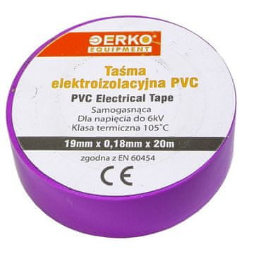 Veliki izolirni trak 19mm 20m Vijoličen ERKO