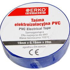 Veliki izolirni trak 19mm 20m moder ERKO