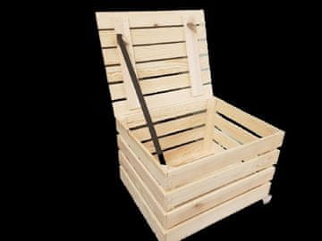 Lesen zaboj s pokrovom prtljažnika 50x40x30