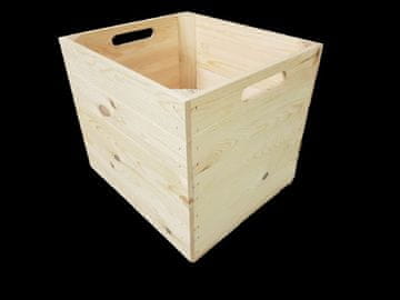 KALLAX lesena škatla za IKEA police