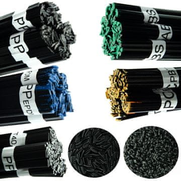 Prowelder Kit S Rosfix: Celoten set dodajnih kovin za varjenje plastike (5 vrst 500g)