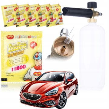 Rosfix 5x Active Foam - Penilec za penilec / tornado 6g + Penilec 1000ml za visokotlačni čistilec