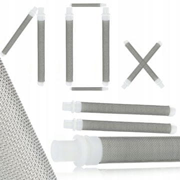 Rosfix 10x Prstni filter bel 60 mesh za razpršilec barve
