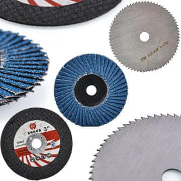 Rosfix KOMPLET 3 DISKOV 76 MM LAMELNI BRUSILNI DISK ABRAZIVNI REZALNI DISK