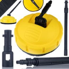 Krtača za pranje Rosfix Karcher + 1/4"" sulica za visokotlačni čistilnik upognjena 15+5 šob in ročaj + 1000ML penilec + 6G penilec za penilec