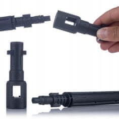 Krtača za pranje Rosfix Karcher + 1/4"" sulica za visokotlačni čistilnik upognjena 15+5 šob in ročaj + 1000ML penilec + 6G penilec za penilec