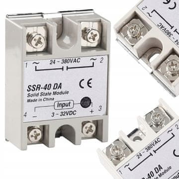 Polprevodniški rele SSR-40 DA 40A 24-380VAC LED
