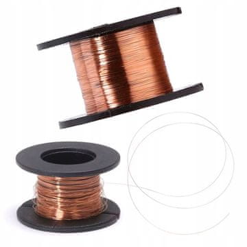Bakrena žica 15 m 0,1 mm natančnost za elektroniko