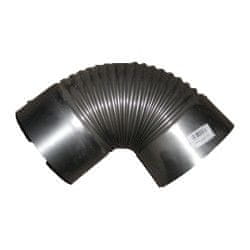 Ventilacijsko koleno neocinkano 180 mm