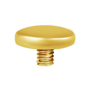Pokrovček iz 18K zlata - zlati disk - GD18K-001 1,6/5