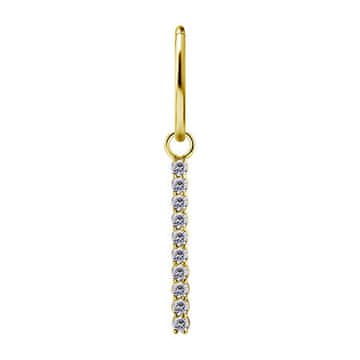 Obeski - CoCr NF - zlata XL - PREMIUM CIRKONIJA - D-038