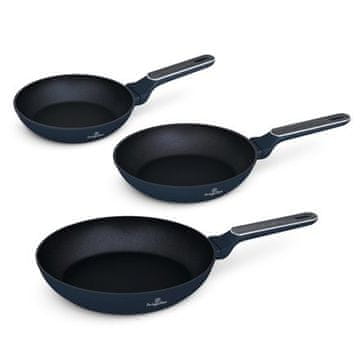 Berlingerhaus Komplet ponev s titanovo prevleko BH-8379 3 pcs Deep Sea Collection