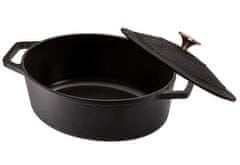 Berlingerhaus Ponev BH-6494 litoželezna s pokrovom 30 cm kolekcija Black Rose