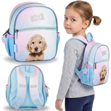 STARPAK Psiček, pastelni nahrbtnik za deklice, majhen nahrbtnik za vrtec, za izlete 5 L