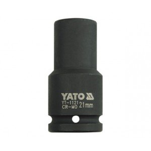 YATO 3/4" globoka šestkotna udarna vtičnica 21 mm CrMo