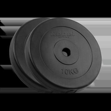 Rebel Bitumenski komplet za obtežitev 2x10kg 20kg luknja 31mm klasična plošča