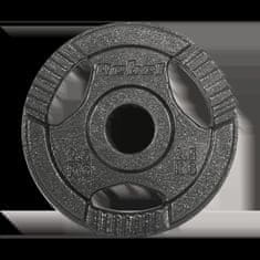 Rebel Komplet uteži iz litega železa 4 x 2,5 kg, luknja 51 mm, plošča z ročaji,