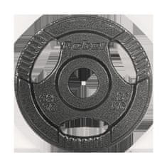 Rebel Komplet uteži iz litega železa 4x1,25 kg, luknja 6 kg, plošča 31 mm z ročaji