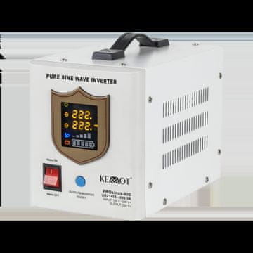 Kemot PROsinus 800 UPS zasilno napajanje 12V/230V 800VA/500W