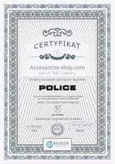 Police Dodatek S14V102B. Zapestnica, črna. Moška.