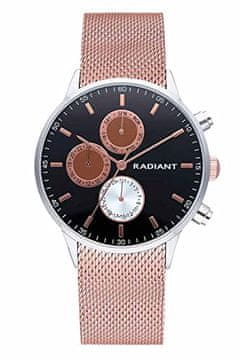 Radiant Ura RA601704. Kvarčni mehanizem, črne barve. Moška.