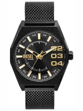 Diesel MOŠKA URA DOUBLE SCRAPER DZ2194 + ŠKATLA