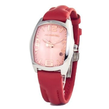 Chronotech Ura CT7588L-04. Kvarčni mehanizem, rdeča. Ženska.