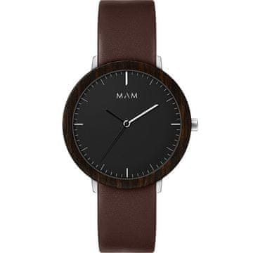 MAM Ura 627. Kvarčni meter, črne barve. Unisex.