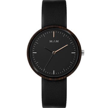 MAM Ura 642. Kvarčni meter, črne barve. Unisex.