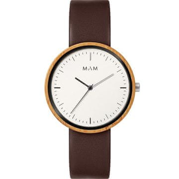 MAM Ura 650. Kvarčni mehanizem, bela. Unisex.