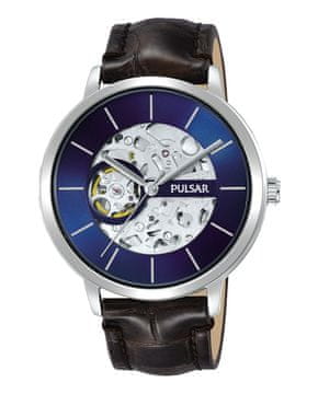 Pulsar Ura P8A007X1. Kvarčni mehanizem, modre barve. Moška.