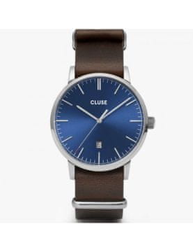 Cluse Ura CW0101501008. Kvarčni mehanizem, modre barve. Ženska.