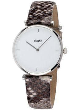 Cluse Ura CL61009. Kvarčni mehanizem, bela. Ženska.