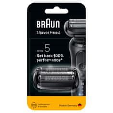 Braun Nadomestna glava za brivnik BRAUN Series 5, 54B črna