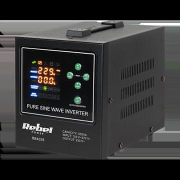 Rebel Pretvornik zasilnega napajanja Rebel POWER-500-LFP4 12V 230V 500VA/300W