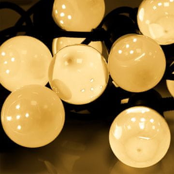 Rebel Zunanje luči 50 LED božična girlanda 6m IP44 toplo bela Rebel