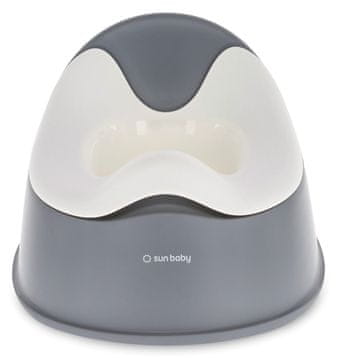 shumee Sun Baby protizdrsna kahlica z odstranljivim vložkom, stabilna, temno siva, bela