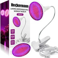 shumee Heckermann 20W LED svetilka za rastline model 200LED z grlom