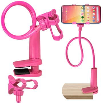 shumee Nastavljivo držalo za telefon Roza NOVO
