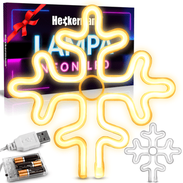 LED neonska viseča SNOWFLAKE 1