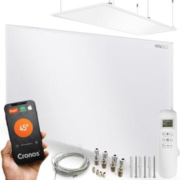 shumee Komplet belega IR grelnega panela CRONOS Graphene PRO CGP-900TWP + stropni nosilec znamke
