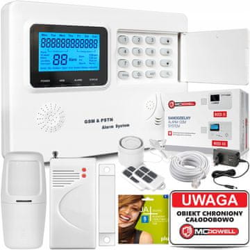 GSM alarm RED III BOX + SIM