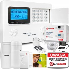 GSM alarm RDEČA III ŠKATLA + 1xPIR