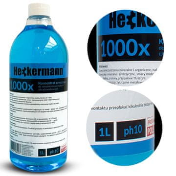 shumee Heckermann pH10 1L tekočina za ultrazvočno čistilo