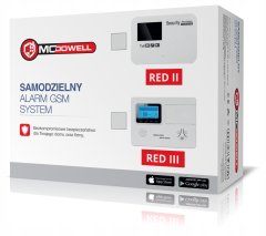 GSM alarm RDEČA III ŠKATLA + 1xPIR