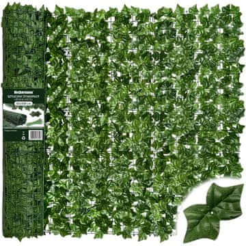 Umetna živa meja iz listov bršljana 0,5x5m Model 1