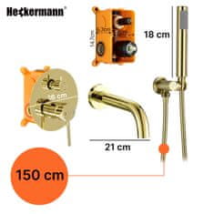 shumee Vgradna kopalna kad Heckermann H400 Gold