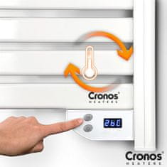 shumee Električni kopalniški radiator Cronos TW-500, bel