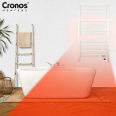 shumee Električni kopalniški radiator Cronos TW-500, bel